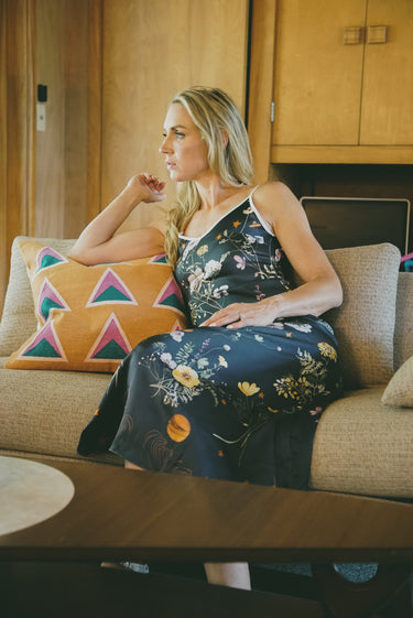 Silk Dress in Spring Equinox